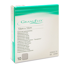 Hüdrokolloidplaaster Granuflex, 10 x 10 cm, 10 tk