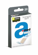 Plaastrid Amed Transparent, 20 tk