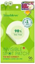 Plaastrid ebapuhtustele Troubless Invisible Plus Spot Patch, 96 tk