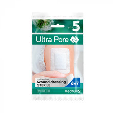 Steriinne haavaplaaster Medrull Ultra Pore, 6 x 7 cm, 5 tk