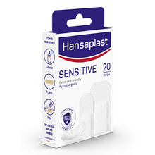 Plaastrid tundlikule nahale Hansaplast SENSITIVE, 20 tk
