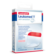 Plaaster Leukoplast Leukomed T Plus Skin Sensitive, 5 cm x 7,2 cm, 5 tk