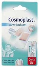 Veekindlad plaastrid Cosmoplast Stripes Quick Zip, 20 tk