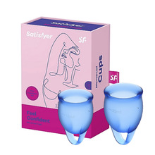 Menstruatsioonitopsid Satisfyer Feel Confident, 2 tk, dark blue
