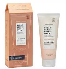 Suhkrukoorija Voesh Shower & Empower Sugar Scrub Bubble Wash Citrus Crush, 210 g