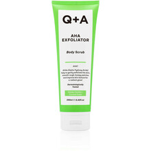 Kehakoorija Q+A AHA Exfoliator Body Scrub, 250 ml