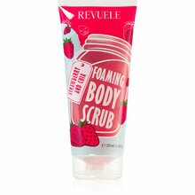 Kehakoorija Revuele Foaming Body Scrub Strawberry and Chia, 200 ml