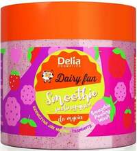 Kehakoorija Delia Cosmetics Dairy Fun Smoothie Peeling Wash Raspberry, 350 g