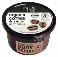 Kehakoorija Organic Shop Organic Coffee & Sugar Body Scrub, 250 ml
