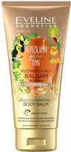 Isepruunistav kehapalsam Eveline Brazilian Golden Tan Gold Illuminating Body Balm, 150 ml
