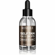 Isepruunistavad näotilgad Revuele Paradise Bronze Medium To Dark, 30 ml