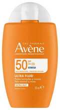 Päikesekaitsekreem näole Avene Ultra Fluid Ultra Mat SPF50, 50 ml