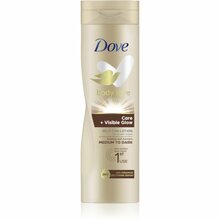 Isepruunistav piim Dove Body Love, Medium To Dark 250 ml