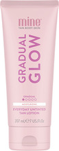 Igapäevane isepruunistav losjoon Minetan Gradual Glow, 207 ml