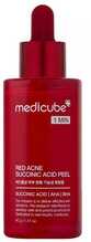 Medicube Red Acne Succinic Acid Peel, aknet vähendav happekoorija, 40 g