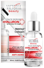 Näoseerum Victoria Beauty Hyaluron+ Matrixyl peptiidide kompleksi ja kollageeniga, 20 ml
