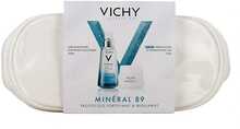 Näohoolduskomplekt Vichy Mineral 89 Fortifying and Plumping Set (15 ml kreem + 50 ml seerum + kosmeetikakott)
