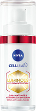 Näoseerum NIVEA Luminous 630, noorendav, pigmendilaikude korrigeerimiseks, 30 ml