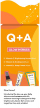 Nahahoolduskomplekt Q+A GLOW HEROES C-vitamiiniga, 1 tk