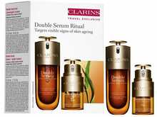 Näohoolduse kinkekomplekt Clarins Double Serum Ritual, naistele