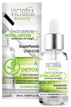 Näoseerum Victoria Beauty Hyaluron+ hüaluroonhappe ja UVA/UVB filtriga, 20 ml