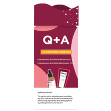 Niisutavate näohooldustoodete komplekt Q+A HYDRATING HEROES, 1tk
