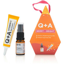 Näohoolduskomplekt Q+A Merry + Bright Gift Set C-vitamiiniga, 1 tk