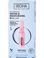 Näoampullid Iroha Energy Antioxidant Treatment hüaluroonhappe ja peptiididega, 5 x 1,5 ml