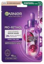 Näomask Garnier Skin Naturals Pro-Retinol Smoothing Serum Mask, 22 g