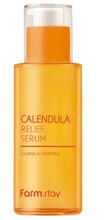 Näoseerum Farmstay Calendula Relief Serum, rahustav saialille ekstraktiga, 50 ml