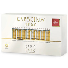 Ampullseerum LABO Crescina Transdermic HFSC 1300, juuksekasvu stimuleerimiseks, 20 tk, 3.5ml