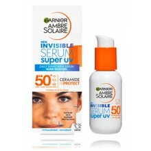 Päikesekaitseseerum näole Garnier Ambre Solaire Invisible Super UV SPF50, 30 ml