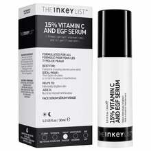 Näoseerum The Inkey List 15 prots. Vitamin C and EGF, 30 ml