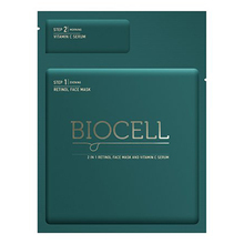 Näomask ja seerum Biocell 2 in 1 retinooli ja C-vitamiiniga, 1 tk