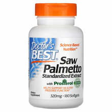 Doctor's Best Saw Palmetto standardiseeritud ekstrakt, 320 mg, 180 kapslit