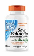 Doctor's Best Saw Palmetto standardiseeritud ekstrakt, 320 mg, 60 kapslit