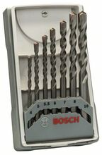 Betoonipuuride komplekt Bosch Silver Percussion, 4-10 mm, 7 tk
