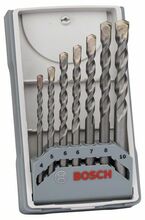 Betoonipuuride komplekt Bosch Silver Percussion X-Pro Line, 4-10 mm, 7 tk 2607017082