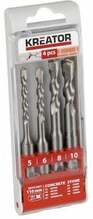 Betoonipuuride komplekt Kreator KRT012601, 5-10 mm, 4 tk