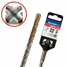 Betoonipuur Specialist+ Quattro SDS+, 12 x 210 mm