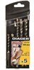 Betoonipuuride komplekt Diager 104B, 6/8/10 mm, 5 tk