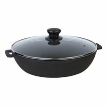 Malmpann Maysternya T102C3, 24 cm, klaasist kaanega