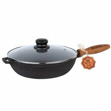 Ketaus pann Maysternya T305C3, 26 cm, klaasist kaanega