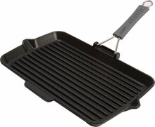Grillpann Staub Square, 34x21 cm, must, induktsioon