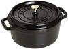 Pott Staub La Cocotte, 24 cm, 3.8 l, must