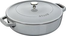 Sügav pann kaanega Staub 28 cm 40511-470-0, grafiit
