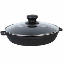Malmist haudepann Maysternya T1011C3, 20 cm, klaasist kaanega