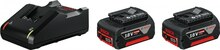 Akude ja laadija komplekt Bosch GBA 18V 2x4.0Ah + GAL 18V-40