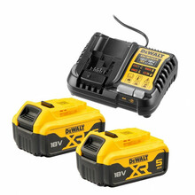 Akud ja laadija Dewalt DCB1104P2-QW, 12/18 V, 2x5.0 Ah