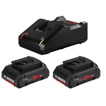 Akude ja laadija komplekt Bosch ProCORE 18V, 2 x 4.0 Ah, GAL 18V-40